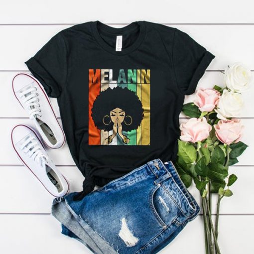 Black girl melanin t shirt