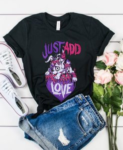 Cup Cake Cult Just Add Love Dog t shirt