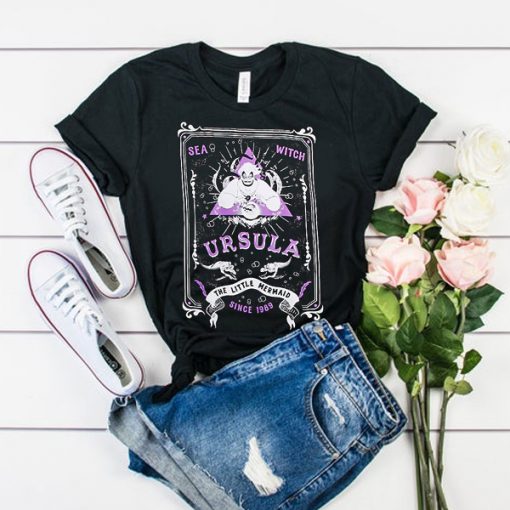 Disney Villains Ursula Tarot Card t shirt