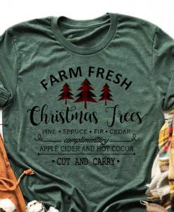 Farm Fresh Christmas t shirt