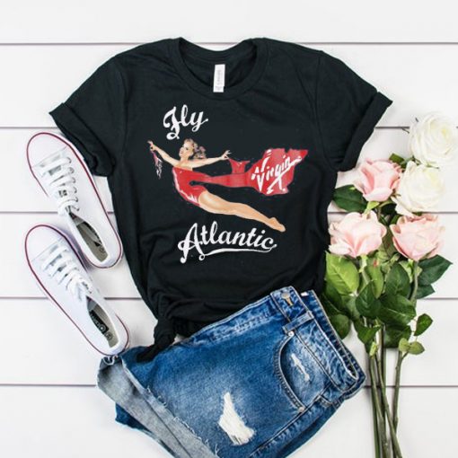 Fly Virgin Atlantic Princess Diana t shirt