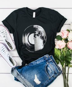 Half Moon Record Album t shirt