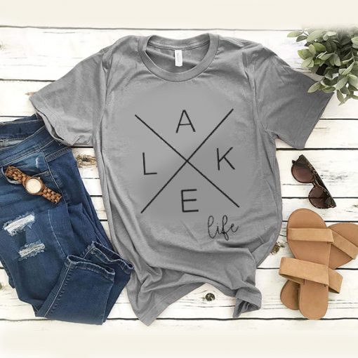 L-A-K-E Life Graphic Tee shirt