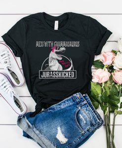 Mess with grammarsaurus and you’ll get Jurasskicked t shirt