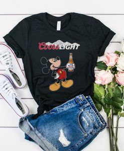 Mickey Mouse Coors Light t shirt