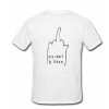 My Idols R Dead t shirt back