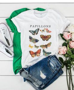 Papillons Butterfly Vintage t shirt