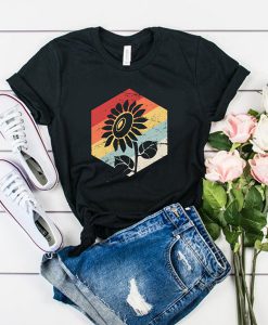 Retro Sunflower t shirt