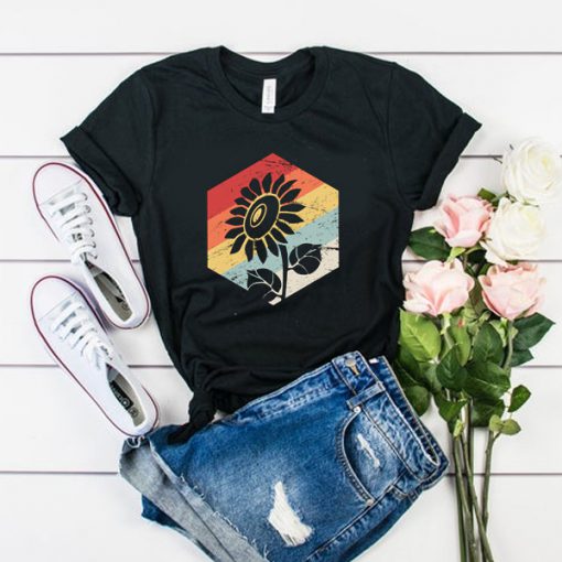 Retro Sunflower t shirt