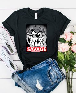 Savage Tazmanian t shirt