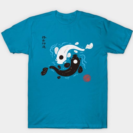 Yin-Yang Koi Fish Avatar the Last Airbender t shirt