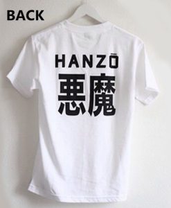 hanzo japanese back t shirt