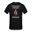 there is always sunshine in my heart wacko maria t shirt back