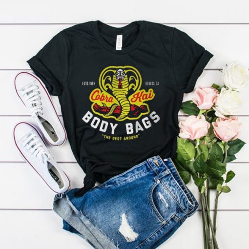 Cobra Kai Body Bags The Best Around Karate Kid t shirt