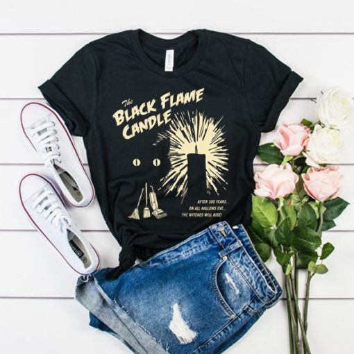 Hocus Pocus the black flame candle t shirt