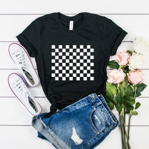 Kristen Stewart Checkerboard t shirt