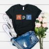 National Public Radio NPR logo t shirt