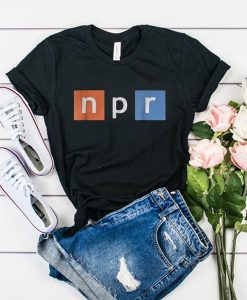 National Public Radio NPR logo t shirt