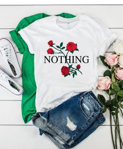 Nothing rose t shirt