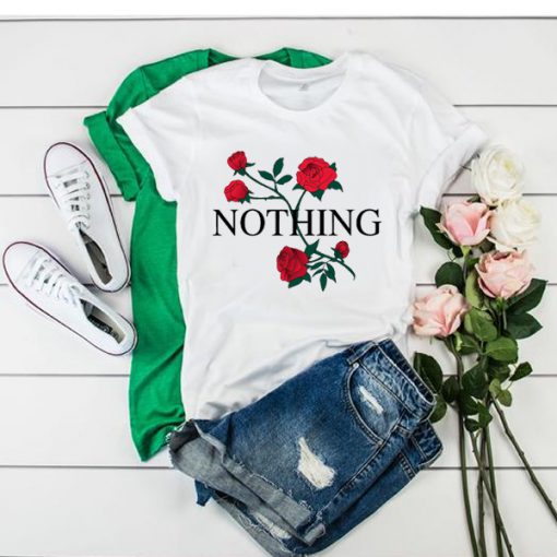 Nothing rose t shirt