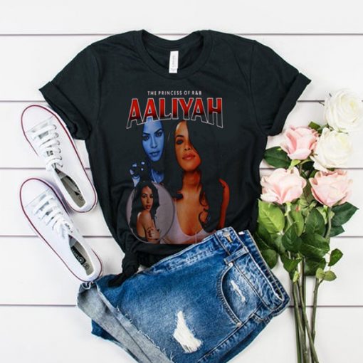 The Princess of R&B Aaliyah t shirt