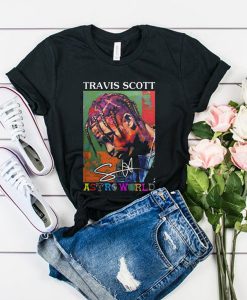 Travis Scott Astroworld Black tshirt