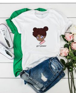 girl power anime t shirt