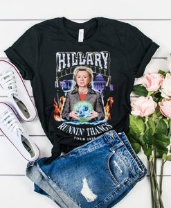 hillary runnin thangs tour 2016 t shirt