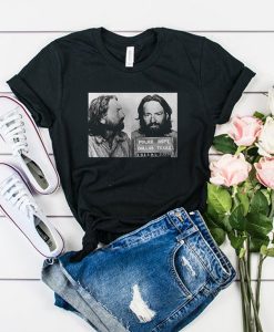 willie nelson mugshot t shirt