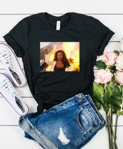 Angela Bassett Waiting To Exhale Leaving fire t shirt