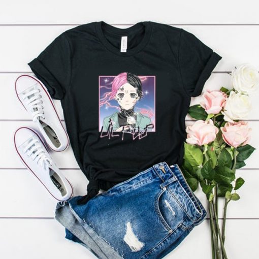 Lil Peep Anime t shirt