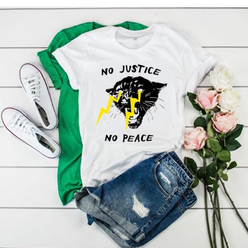 No justice no peace t shirt