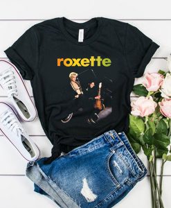 Roxette Band Legend Marie Fredriksson Tribute Men's Black t shirt