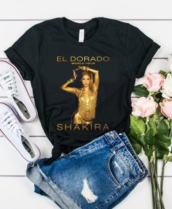 SHAKIRA El Dorado World Tour 2018 t shirt