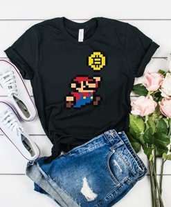 Super Mario Bitcoin t shirt