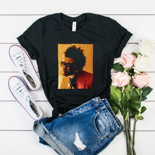 The Weeknd Blinding Lights Album Cover t shirt