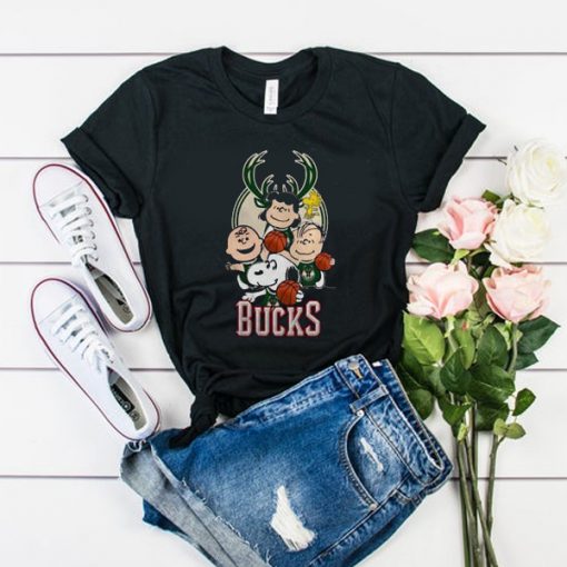 Bucks Peanuts Parody t shirt