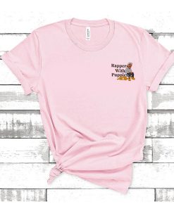 Dog Limited Rappers With Puppies Pink t shirt