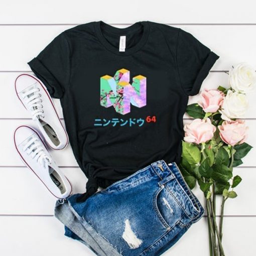 Japanese Nintendo 64 tshirt