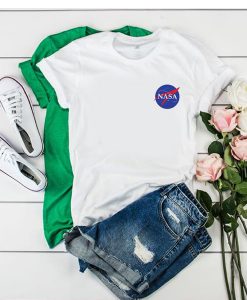 Nasa Logo Pocket Print t shirt