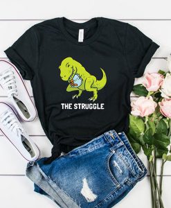 T-Rex Struggle Cute Dinosaur t shirt