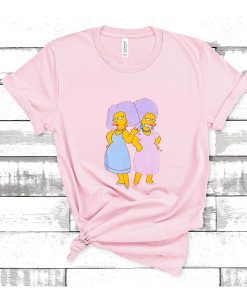 Women's Hot Pink The Simpsons Patty t shirt