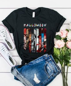 Halloween Horror Theme Friends t shirt