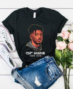 Rip Pop Smoke 1999 2020 t shirt