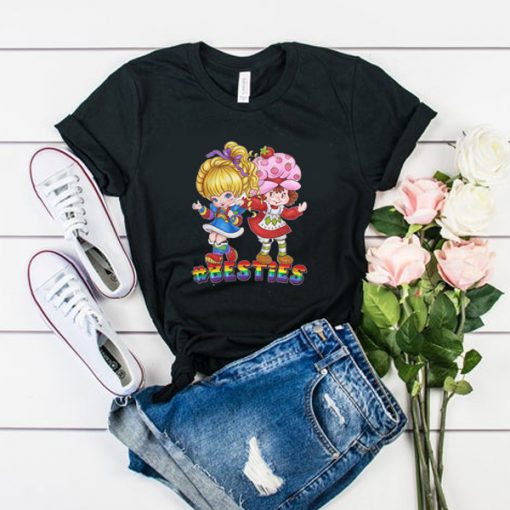 Rainbow Brite Strawberry Shortcake Besties t shirt