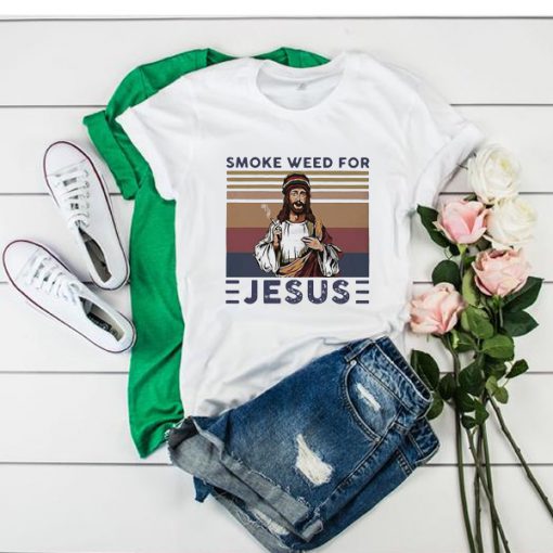 Smoke weed for Jesus vintage t shirt