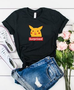 Surprised Pikachu t shirt