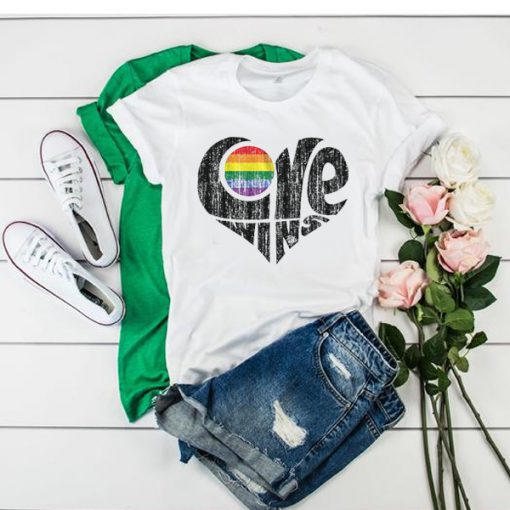 DRAGSTYLZ LOVE WINS t shirt