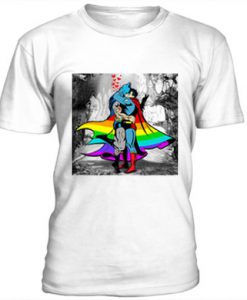 Batman vs Superman Gay Pride t shirt