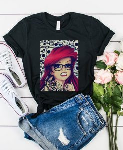 Goth Disney Princess Ariel t shirt